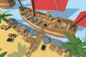 Low poly pirate Assets